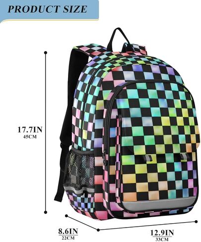 ALAZA Different Dog Breeds Animal Laptop Backpack Purse for Women Men Travel Bag Casual Daypack with Compartment & Multiple Pockets in Saudi Arabia