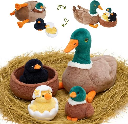 ouozzz panda محشو بالحيوانات مع 3 أطفال داخل باندا بير ألعاب أفخم مع حقيبة تبادل لاطلاق النار من الخيزران 19 بوصة in Kuwait