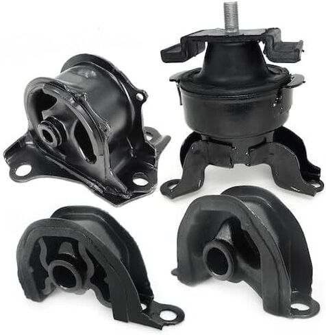 مجموعة محرك Mount - 4 قطعة - متوافقة مع 1996-2000 Honda Civic 1.6L 4 أسطوانات مع ناقل حركة أوتوماتيكي (يستبعد نماذج SI و HX) in Kuwait