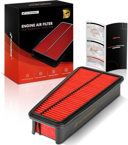 A-Premium Pre-oiled Engine Air Filter Compatible with Toyota Tacoma 2005-2015, Tundra 2005-2010, 4Runner 2003-2009, FJ Cruiser 2007-2009, 4.0L, Replace# SPA2281 in Saudi Arabia