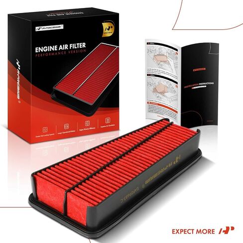 A-Premium Pre-oiled Engine Air Filter Compatible with Toyota Tacoma 2005-2015, Tundra 2005-2010, 4Runner 2003-2009, FJ Cruiser 2007-2009, 4.0L, Replace# SPA2281 in Saudi Arabia