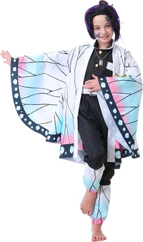 الأزياء Cosplay Costume Kimono مجموعة كاملة من الفتيات الفتيات رداء الأزياء مجموعة هالوين كايمونو الزي cosplay مع شعر مستعار in Saudi Arabia