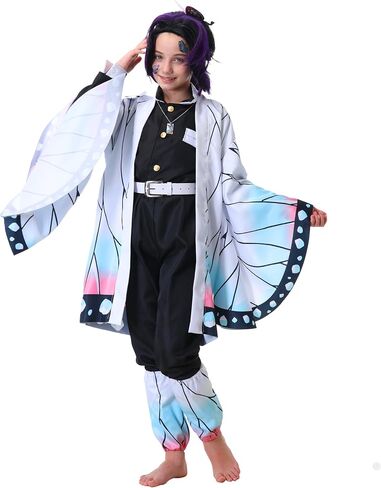 الأزياء Cosplay Costume Kimono مجموعة كاملة من الفتيات الفتيات رداء الأزياء مجموعة هالوين كايمونو الزي cosplay مع شعر مستعار in Saudi Arabia