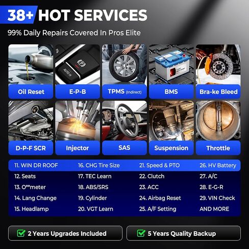 LAUNCH CRP919X Lite Bidirectional Scan Tool, 2025 New FCA SGW AutoAuth, 32 Reset Services, All System Diagnostic Scanner, Injector Coding, Auto VIN OBD2 Scanner Diagnostic Tool with 2-Year Updates in Saudi Arabia