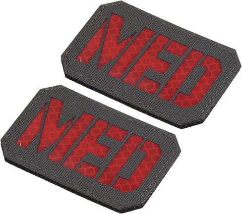 Patikil Reflected Med Patch 2x3 "، 2 pcs ems emt hook و loop stitener charbiqu in Kuwait