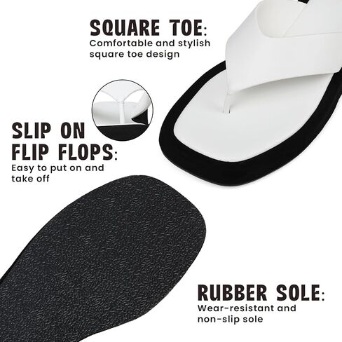 شرائح Cynllio للنساء تنزلق على Flip Flops Sandals Thongs Platform الأسافين الصنادل شاطئ الصيف أحذية مريحة المشي أحذية النعال في الهواء الطلق in Kuwait