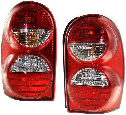 Garage-Pro Tail Light SET Compatible with Jeep Liberty 2005-2007 Halogen With bulb(s) Driver and Passenger Side in Saudi Arabia