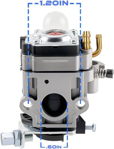 PR46BT PR48BT Carburetor for Poulan Pro PR2322 BP400 BP402 967086901 150032738 530058436 Eskimo Mako M43 M43Q8 Viper 43cc Engine Southland SEA43 SCV43 Earth Auger in Kuwait