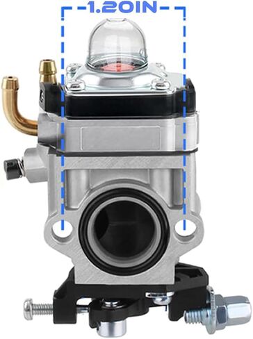 PR46BT PR48BT Carburetor for Poulan Pro PR2322 BP400 BP402 967086901 150032738 530058436 Eskimo Mako M43 M43Q8 Viper 43cc Engine Southland SEA43 SCV43 Earth Auger in Kuwait