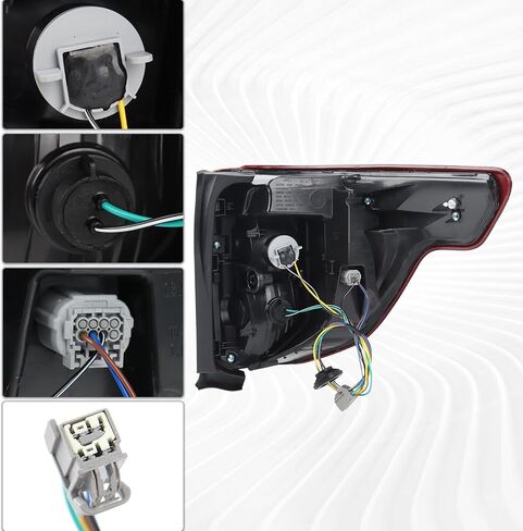 USA Type Tail Light W/بلاستيك مسمار مع مجموعة مصباح خلفي متوافق لعام 2020-2023 فورد إكسبلورر جانب الراكب الجانبي LB5Z13404F FO2801275 in Saudi Arabia