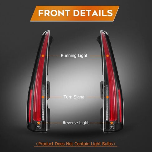 LED Tail Light Assembly For Chevy Suburban 1500 2007 2008 2009 2010 2011 2012 2012 2014 For Chevy Tahoe For GMC Yukon with LED Turn Signal Light Rear Lamps Driver and Passenger Side in Saudi Arabia