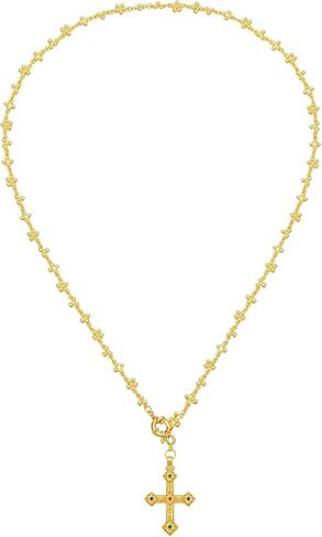 GZQ Gold Chain Cross Necklace for Women Non Tarnish Pendant Dainty Jewlery Gifts for Men(N55) in Kuwait