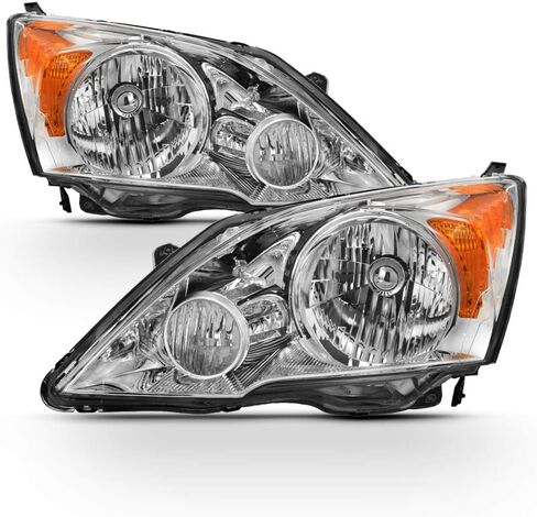 Acanii-لعام 2007-2011 Honda CRV-V المصابيح الأمامية المصابيح الأمامية مصابيح الأمامية OE STYLE DRIVER + جانب الركاب in Saudi Arabia