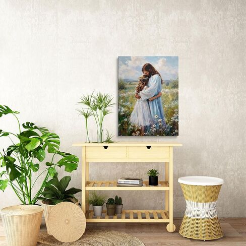 Amovlov Spiritual Artwork 30x40cm Canvas Art Painting Wall Art Frame Picture Painting Home in Saudi Arabia
