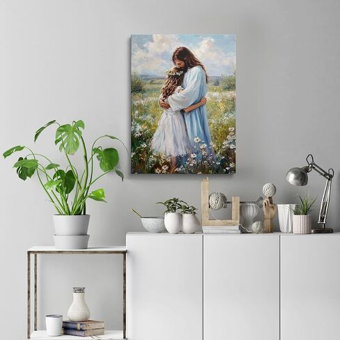 Amovlov Spiritual Artwork 30x40cm Canvas Art Painting Wall Art Frame Picture Painting Home in Saudi Arabia