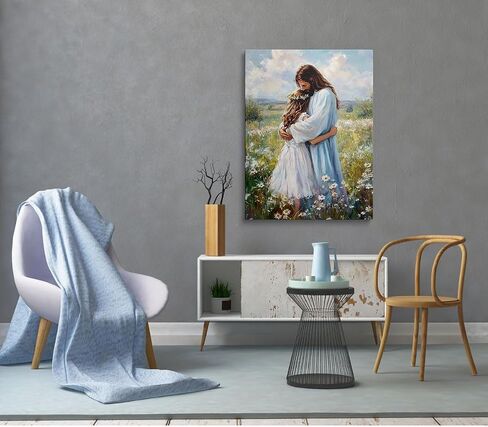 Amovlov Spiritual Artwork 30x40cm Canvas Art Painting Wall Art Frame Picture Painting Home in Saudi Arabia