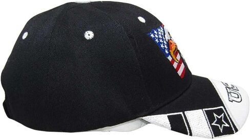 USA Waving Flag Eagle Adjustable Embroidered Baseball Hat Cap in Kuwait