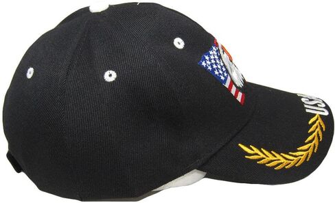 USA Waving Flag Eagle Adjustable Embroidered Baseball Hat Cap in Kuwait