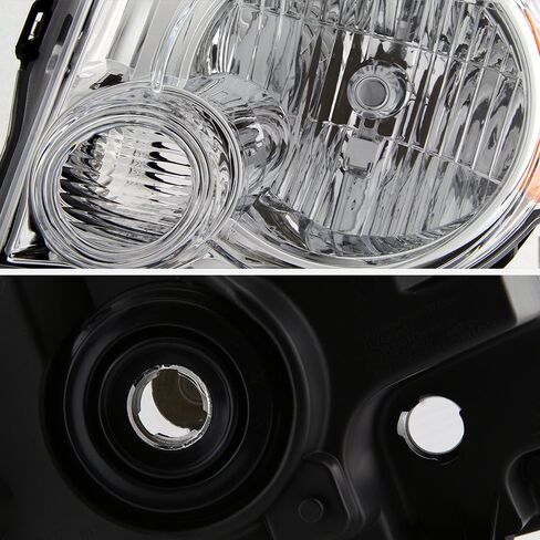 AKKON - For 2008-2012 Ford Escape 4-Door SUV Driver Side Only Headlight Assembly Chrome Housing Clear Lens in Saudi Arabia