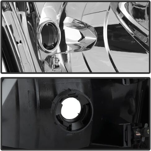 ACANII - For 1997-2003 Ford F150 Chrome Housing [Harley Davidson Style] Headlights w/Corner Lamps Assembly Left+Right in Saudi Arabia