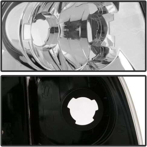 ACANII - For 1997-2003 Ford F150 Chrome Housing [Harley Davidson Style] Headlights w/Corner Lamps Assembly Left+Right in Saudi Arabia
