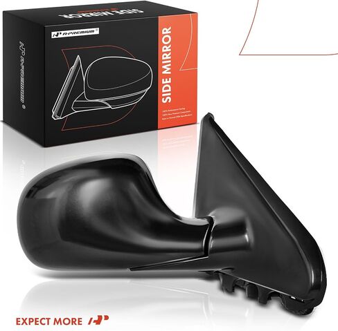 مرآة الباب اليدوي للركاب A-Premium-متوافقة مع Chrysler Town & Country & Dodge Caravan & Plymouth Voyager ، 1996-2000-طي يدوي ، قابلة للطي ، أسود خارجي مرآة خلفية خارجة in Saudi Arabia