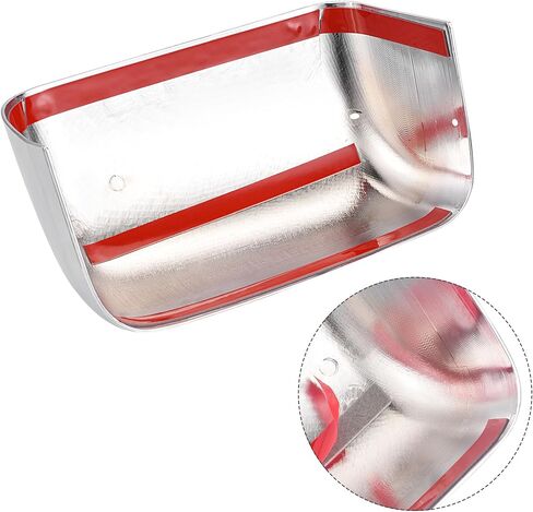 X AUTOHAUX 1 Pair Super-Duty Chrome Plated Mirror Covers Top Half for Ford F250 F350 F450 2008-2016 in Saudi Arabia