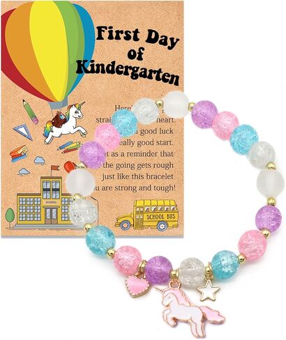 First Day of School Bracelet, First Day of Kindergarten/Preschool/Pre-K/First Grade/Second Grade Bracelet Gift in Kuwait