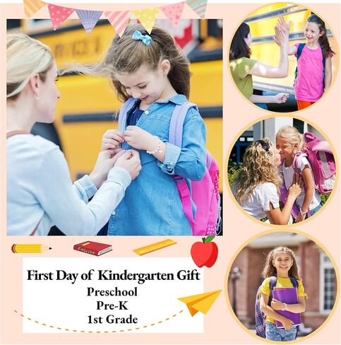 First Day of School Bracelet, First Day of Kindergarten/Preschool/Pre-K/First Grade/Second Grade Bracelet Gift in Kuwait
