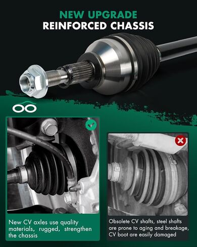 Scitoo CV Axle Ravenger Side Side Front Advenger متوافق مع Ford Edge ، من أجل Lincoln Nautilus NCV11246 FWD 1PCS 2019-2021 in Saudi Arabia