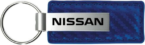 Au-TOMOTIVE GOLD Carbon Fiber Leather Key Chain for Nissan in Saudi Arabia