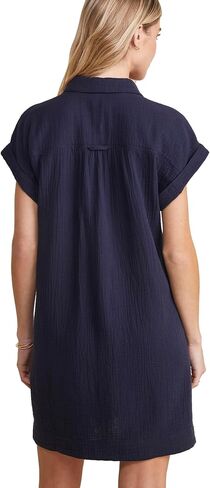 vineyard vines Women's Margo Seastitch Double Gauze Shirtdress in Saudi Arabia