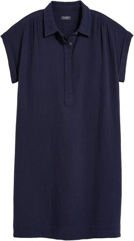 vineyard vines Women's Margo Seastitch Double Gauze Shirtdress in Saudi Arabia