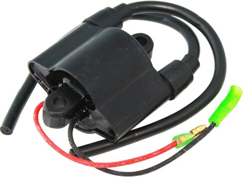 Caltric Ignition Coil Compatible with Yamaha Outboard 25Hp 25-Hp 25 Hp Engine 2005 2006 65W-85570-01-00 in Saudi Arabia