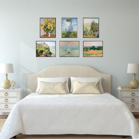 Salvador Dali Wall Art, 6PCS Famous Oil Painting Print Poster, Surrealism Poster for Room Aesthetic, Home Decorative Christmas 8x10in in Kuwait