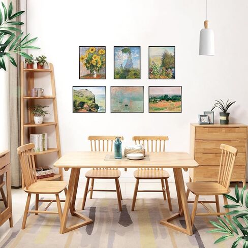 Salvador Dali Wall Art, 6PCS Famous Oil Painting Print Poster, Surrealism Poster for Room Aesthetic, Home Decorative Christmas 8x10in in Kuwait