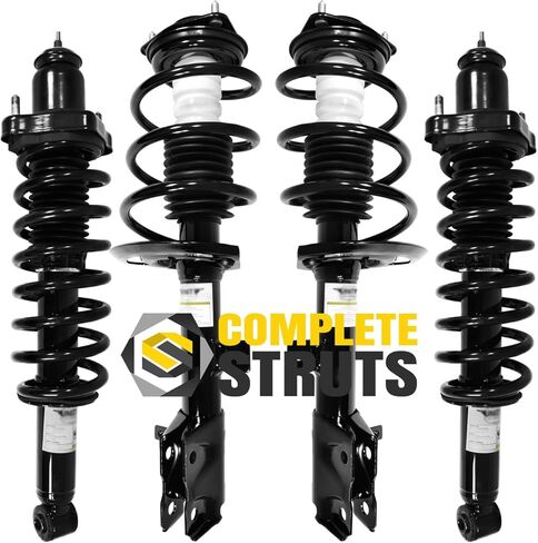 COMPLETESTRUTS - Front & Rear Complete Strut Assemblies with Coil Springs Replacement for 2007-2012 Dodge Caliber - Set of 4 in Saudi Arabia