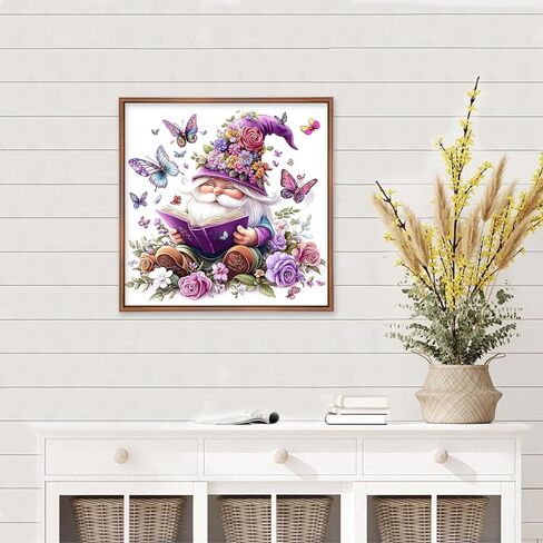 MEIYUDA Cow Diamond Painting Kits for Adults, DIY Cartoon Cow Diamond Art Kits for Adult Beginners, 5D Cute Cow Round Full Drill Gem Art Crafts for Home Wall Decor Present 12x12inch in Kuwait