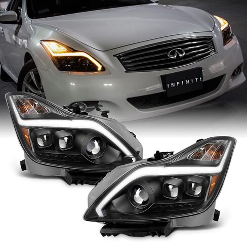 Akkon - للفترة 2008-2015 G37 / Q60 Coupe جديدة LED LED Signal Signal Tube Projectors in Saudi Arabia