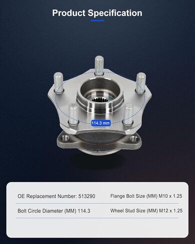 ECCPP Front Wheel Hub Assembly Fits for Suzuki Grand Vitara 2006-2013 FIT MOTION أو GEAR FOR SUZUKI KIZASHI 2010-2013 AWD FIT REAP فقط 5 LUGS W/ABS 513290 X2 in Saudi Arabia