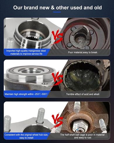 ECCPP Front Wheel Hub Assembly Fits for Suzuki Grand Vitara 2006-2013 FIT MOTION أو GEAR FOR SUZUKI KIZASHI 2010-2013 AWD FIT REAP فقط 5 LUGS W/ABS 513290 X2 in Saudi Arabia