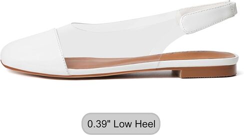 Mofirdast براءة اختراع جلدية واضحة حزام مربع مضخات slingback ، وأحذية كعب الكعب المنخفض بلوك متعدد الألوان للنساء حفلات الزفاف حفلات حفلات الزفاف in Saudi Arabia