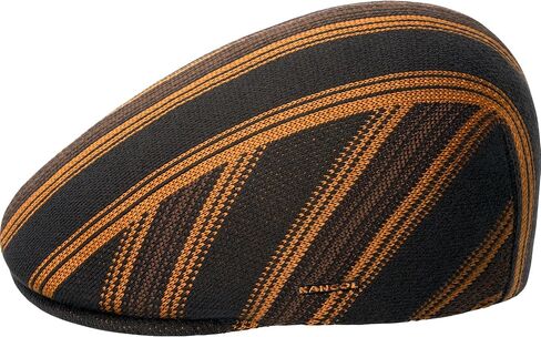 Kangol Nostalgia Stripe 507 Cap Flat Cap Black in Saudi Arabia