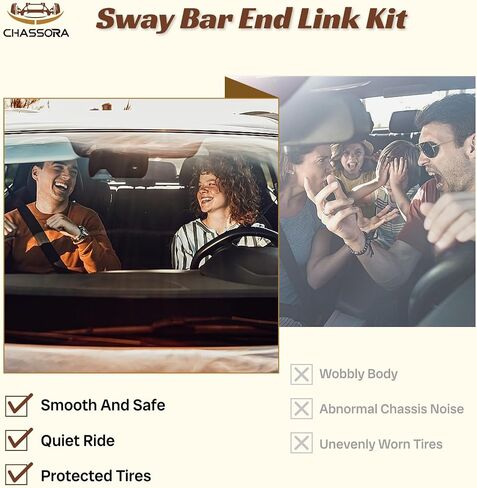 K750427 2PC مثبت خلفي Sway Bar Bar Link Fit for Pontiac 2009 2009 Torrent ، for Chevy 2008 2009 2010 2011 2013 2014 2015 2015 2017 Equinox ، for GMC 2010-2017 Terrain in Kuwait