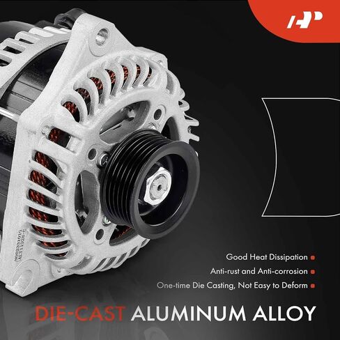 A-premium convalium متوافق مع Ford Transit-150/250/350/350 HD 2015-2023 ، 3.5L 3.7L ، 12V 250A 6-GROOVE PROMLEY ، استبدل# CK4Z10346B ، CK4Z10346C in Saudi Arabia