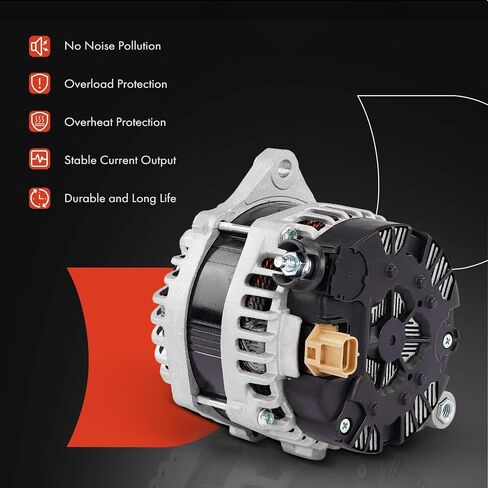 A-premium convalium متوافق مع Ford Transit-150/250/350/350 HD 2015-2023 ، 3.5L 3.7L ، 12V 250A 6-GROOVE PROMLEY ، استبدل# CK4Z10346B ، CK4Z10346C in Saudi Arabia