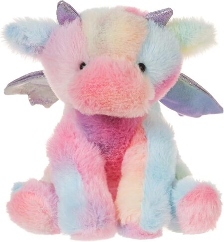 Apricot Lamb Black Dragon Plush Stuffed Animals for Kids, Soft Cute Plush Toys for Baby Girl and Boy, Fluffy Black Dragon Black 7.9 Inches in Saudi Arabia