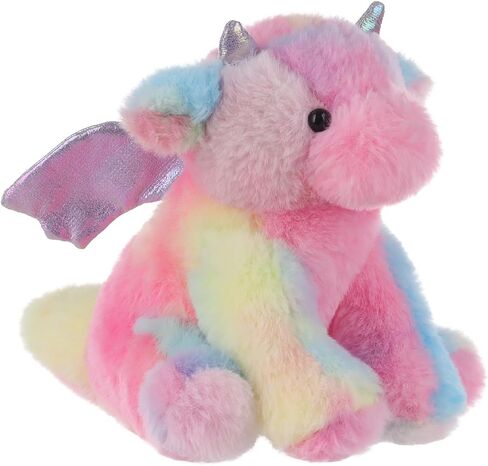 Apricot Lamb Black Dragon Plush Stuffed Animals for Kids, Soft Cute Plush Toys for Baby Girl and Boy, Fluffy Black Dragon Black 7.9 Inches in Saudi Arabia