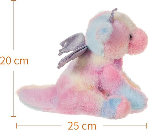 Apricot Lamb Black Dragon Plush Stuffed Animals for Kids, Soft Cute Plush Toys for Baby Girl and Boy, Fluffy Black Dragon Black 7.9 Inches in Saudi Arabia