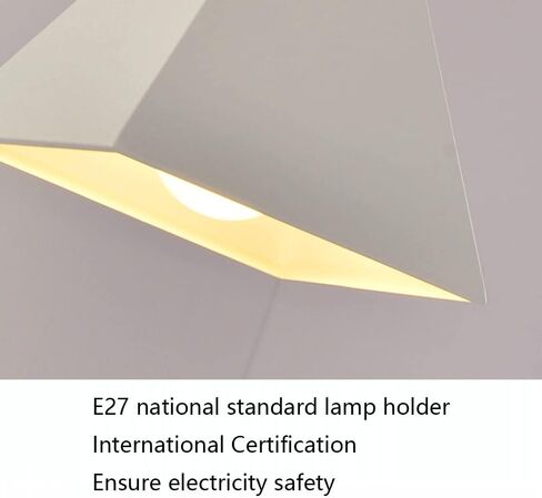 Crystal Chandelier, Modern Farmhouse Lighting Fixture Chandelier Simple - Macaron Metal Pendant Light V-intage E27 Single Head Industrial Pendant Lamp Decoration Ceiling Fixtures Compatible with Ware in Saudi Arabia